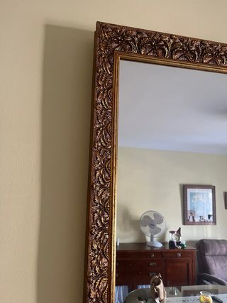 Espejo Clásico Madera y Cristal