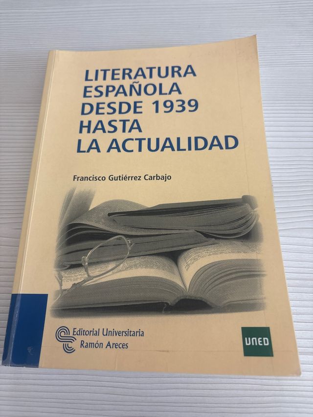 Literatura española desde 1939 hasta la actualidad