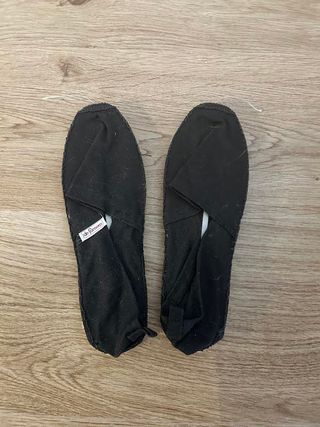 Alpargatas de Fonseca negras sin usar