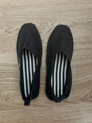 Alpargatas de Fonseca negras sin usar