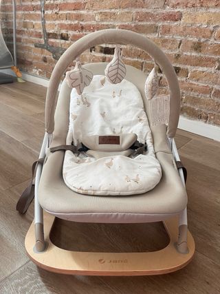 Hamaca Jané de madera para bebé como nueva!!