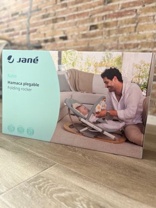Hamaca Jané de madera para bebé como nueva!!