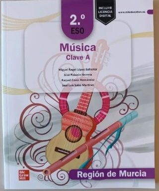 PACK Libro y Cuaderno NUEVOS de Música 2 de la ESO
