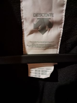 Chaqueta Esquí Junior Descente Roja y Negra