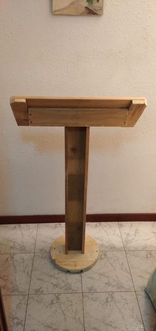 Atril rústico hosteleria carta restaurante