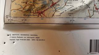 Mapa relieve Castilla la Mancha 1:400.000 IGN