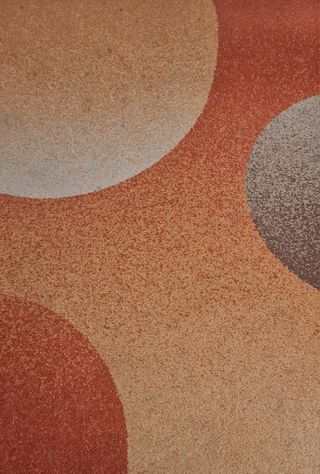 3 Alfombras  de salón beige y azul Marrón y burdeo