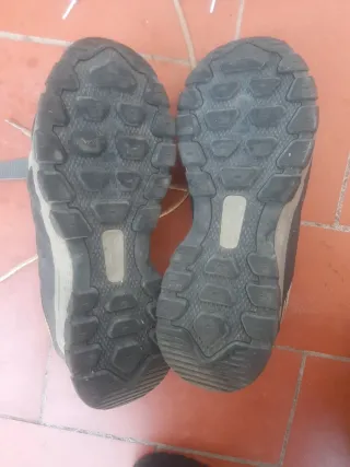 Botas Skechers Hombre Beige y Negro