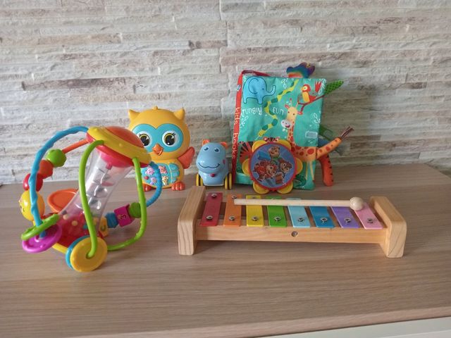 Lote Juguetes Bebé: Sonajero, Xilófono y otros