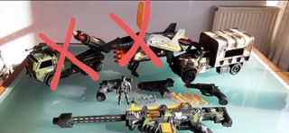 Lote Juguetes Bélicos: Pistolas y Metralleta