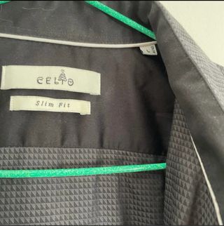 Camicia Celio nera a fantasia