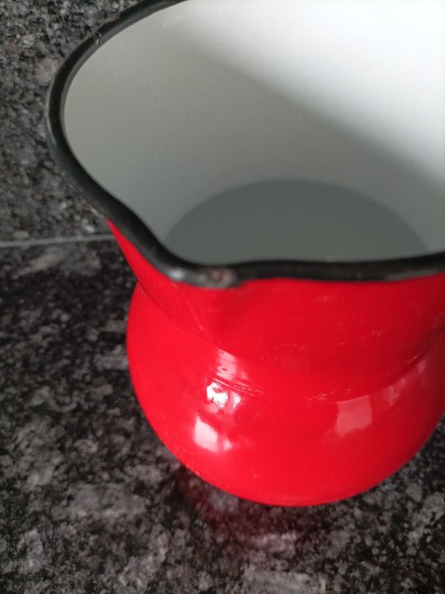 Jarra Esmaltada Roja