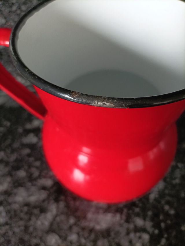 Jarra Esmaltada Roja