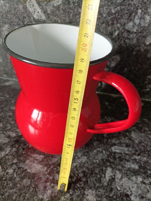 Jarra Esmaltada Roja