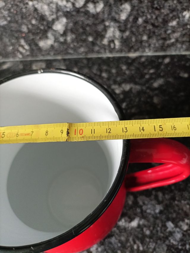 Jarra Esmaltada Roja