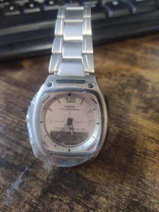 Reloj Casio Analógico-Digital Plata