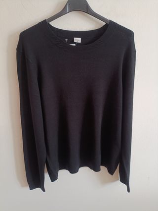 Pullover donna nero viscosa M