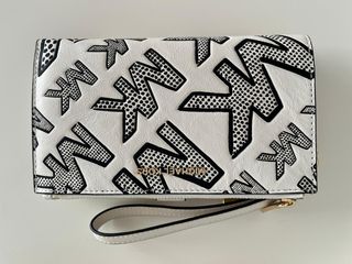 Cartera Michael Kors Blanca con Logo MK