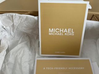 Cartera Michael Kors Blanca con Logo MK