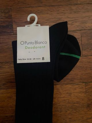 Mocasines niño piel Hipercor T36
+regalo calcetín 