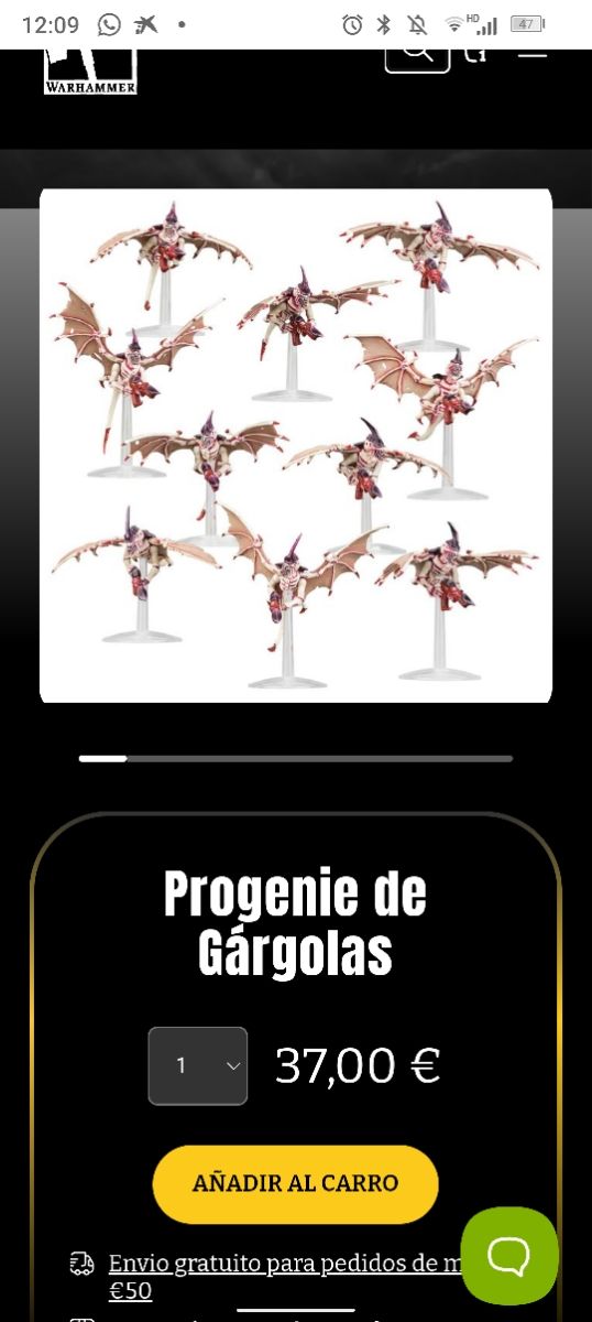 Progenie de Gárgolas Warhammer