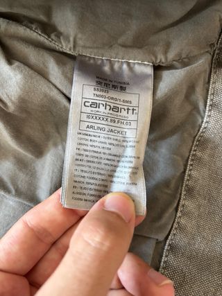 Chaqueta Carhartt Active Gris Vintage OG