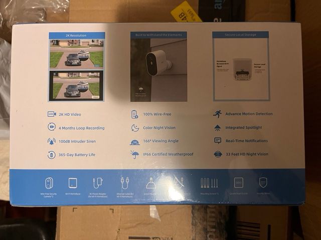 Sistema di telecamere di sorveglianza QoSU WirelessCam Pro