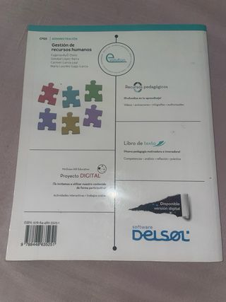 Gestión de recursos humanos. Grado Superior