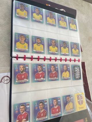 Colección completa Cromos Mundial Qatar 2022