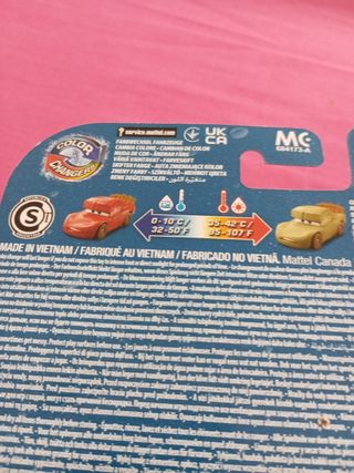 Coche Rayo McQueen Cambio Color Disney Cars