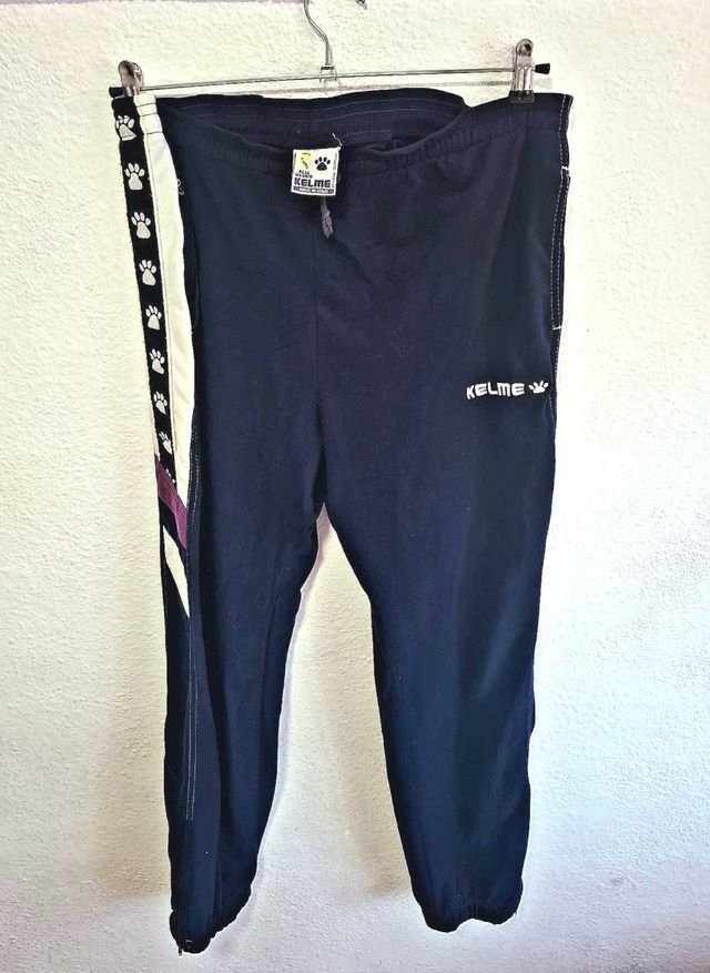 Pantalón Vintage Real Madrid Kelme 90s Azul