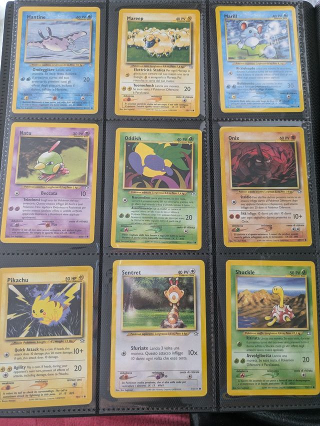 Lotto carte Pokémon vintage. Serie quasi completa 