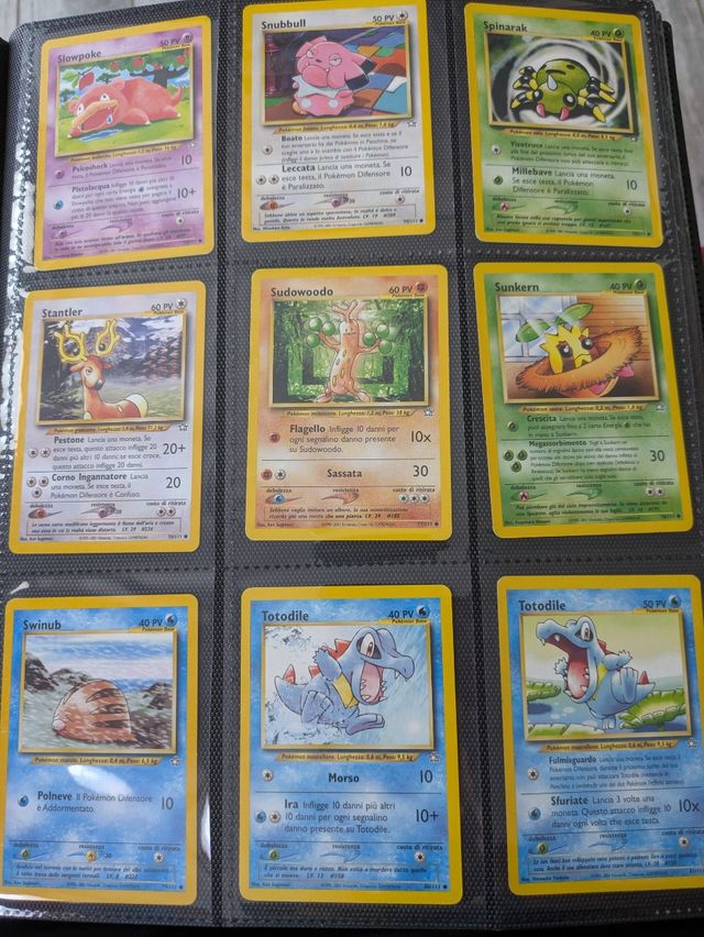 Lotto carte Pokémon vintage. Serie quasi completa 