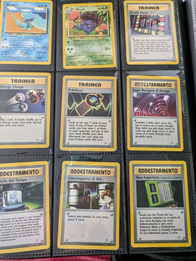 Lotto carte Pokémon vintage. Serie quasi completa 