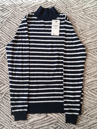 Jersey Sfera Rayas Azul Talla S