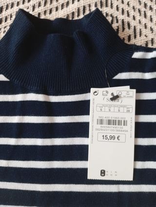 Jersey Sfera Rayas Azul Talla S