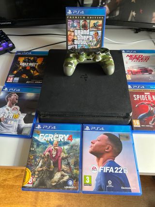 Consola PS4 Slim 500GB + Mando