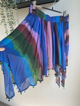 Falda picos multicolor