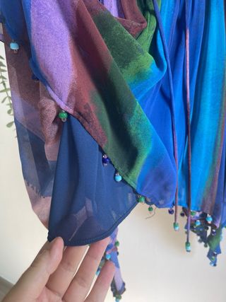 Falda picos multicolor