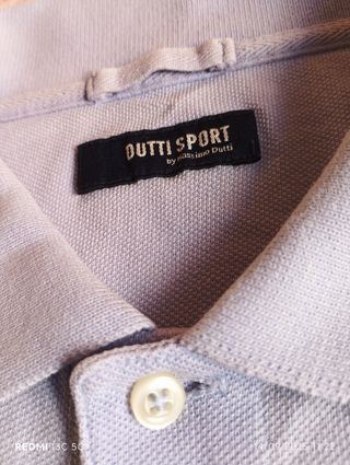 Polo Massimo Dutti Caballero Azul