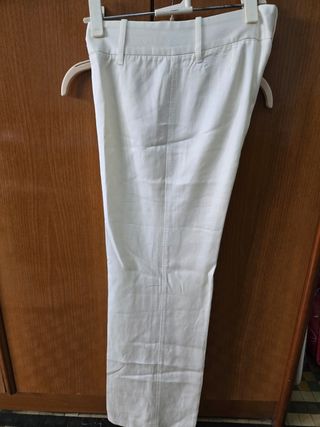 Pantalón de vestir blanco