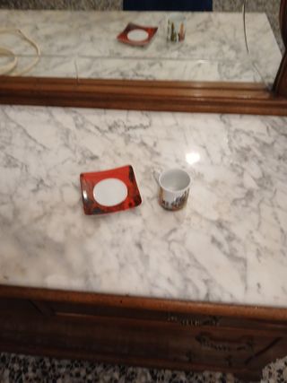 Juego de café 6 tazas con plato