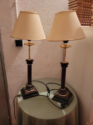 2 Lámparas de Mesa