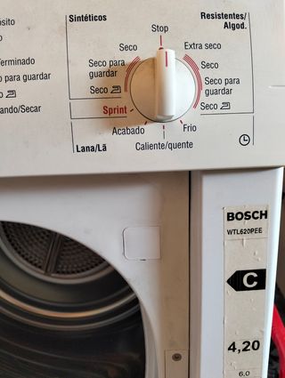 Secadora Bosch Superline WTL 620 P