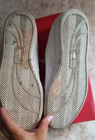 Tenis Puma Jr Talla 39 Blanco