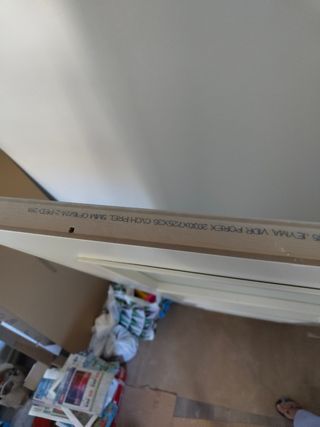 Puerta lacada blanco con cristales