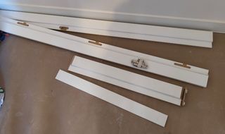 Puerta lacada blanco con cristales