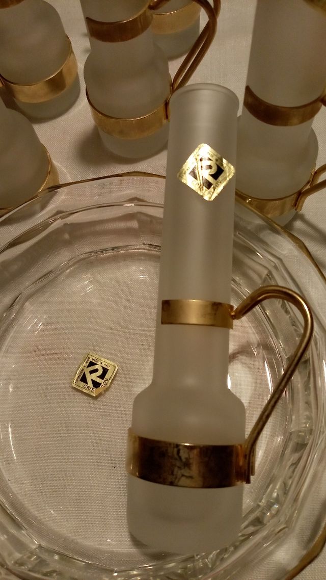 Set Bicchierini da Shot con Vassoio