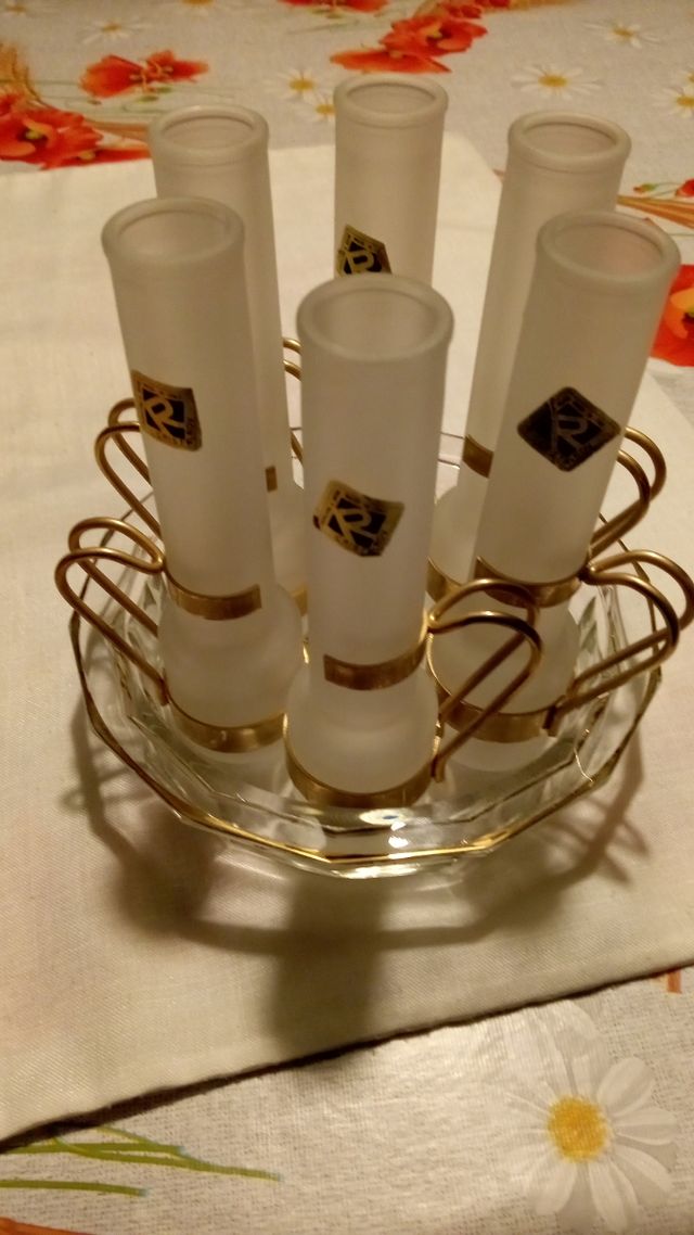 Set Bicchierini da Shot con Vassoio