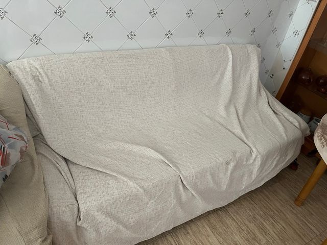 Sofá de 3 plazas beige